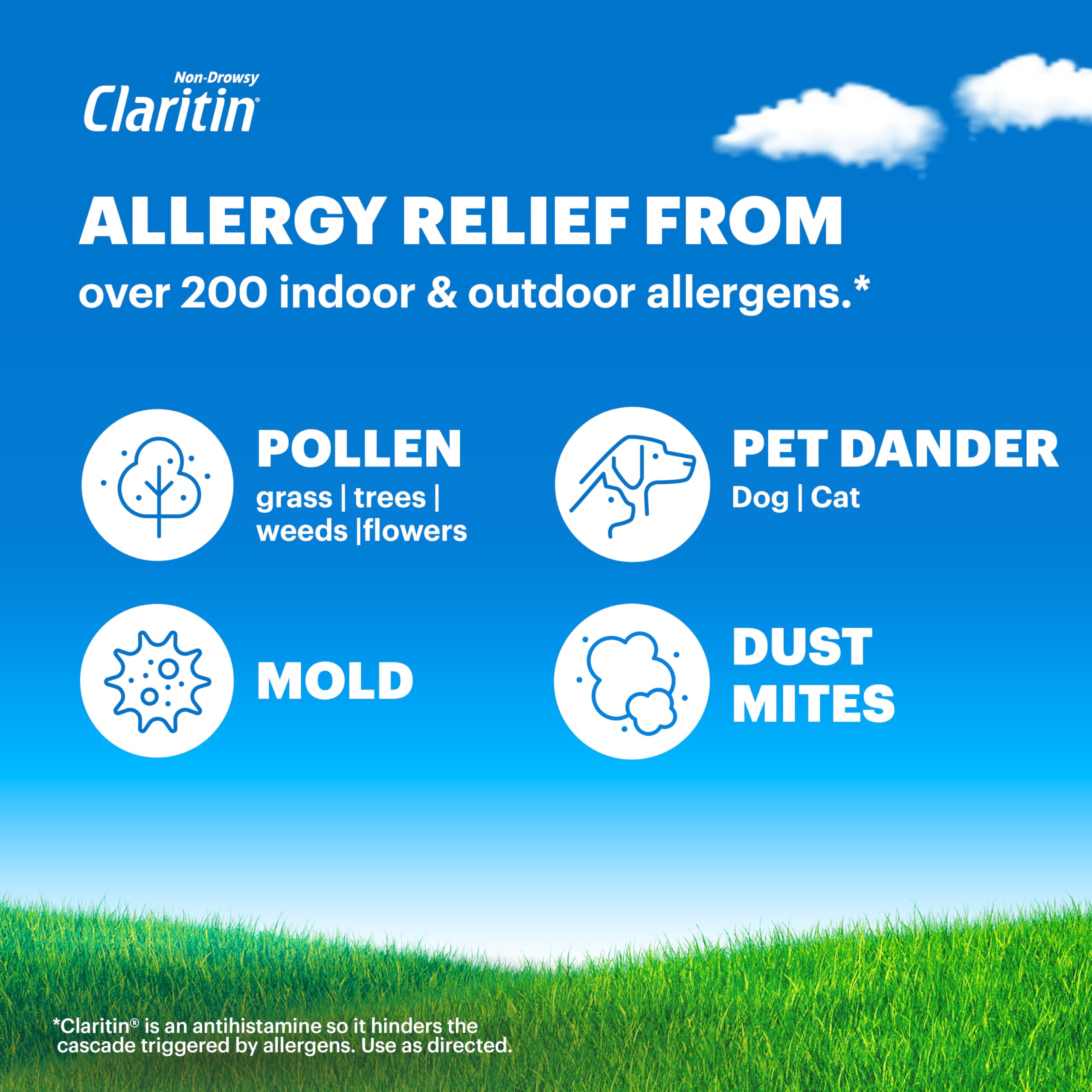 Claritin travel case on-the-go kit ready for quick allergy relief anywhere.