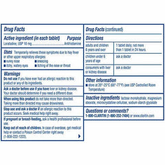 Claritin two-bottles-pack with 70-count and 45-count for extended use