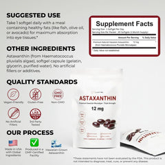 ClarityMD Astaxanthin third-party tested seal emphasizing quality