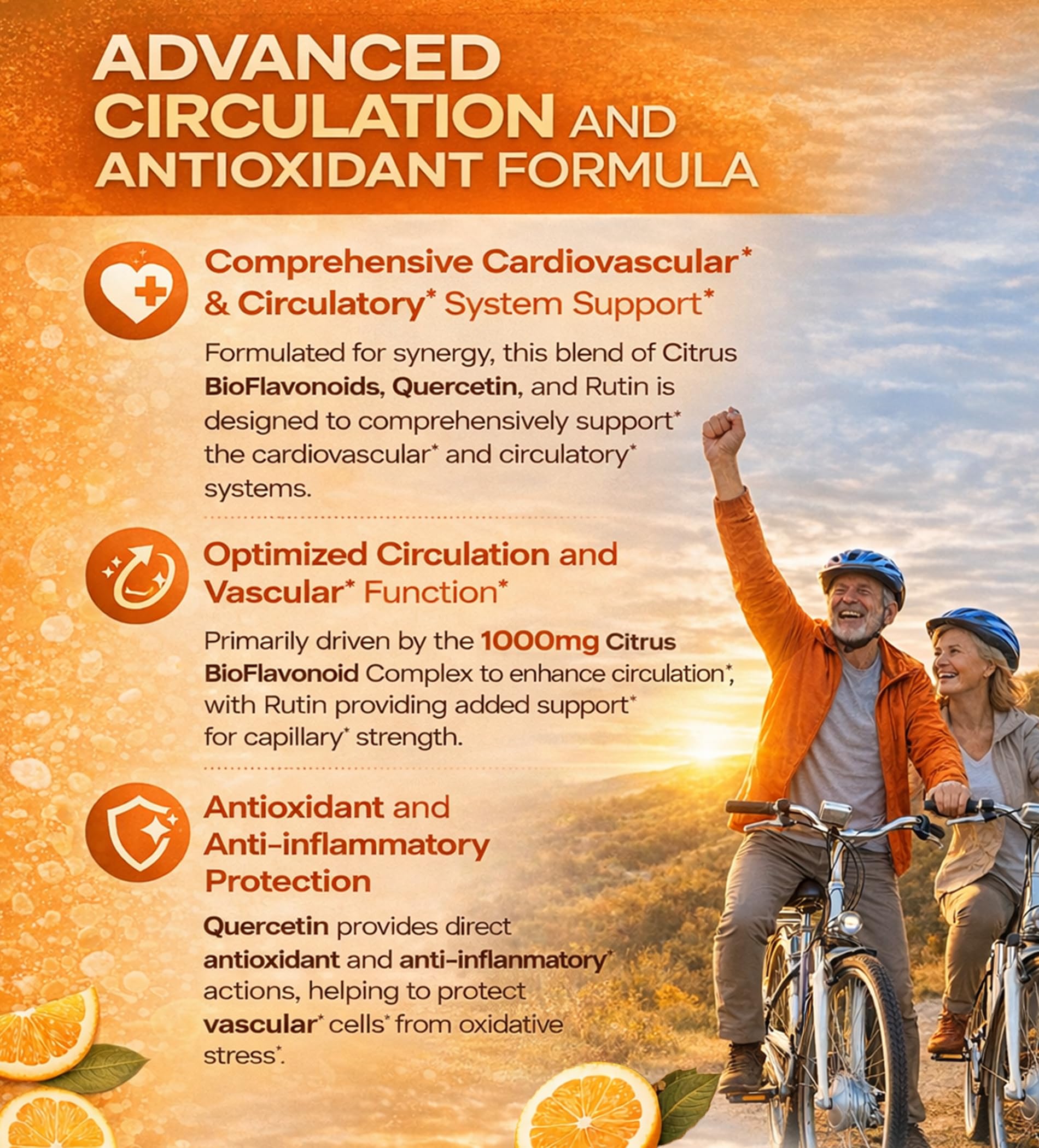 Clarusph capsules close-up reveals 1500mg flavonoids and antioxidants.
