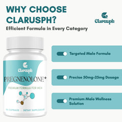 Clarusph capsule design showing precise ingredient measurement.