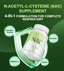 Clarusph NAC bottle and packaging on kitchen counter for daily routine.