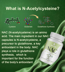Clarusph NAC immune support and antioxidant blend for daily health.