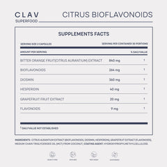CLAV Citrus Bioflavonoids vegan certification seal