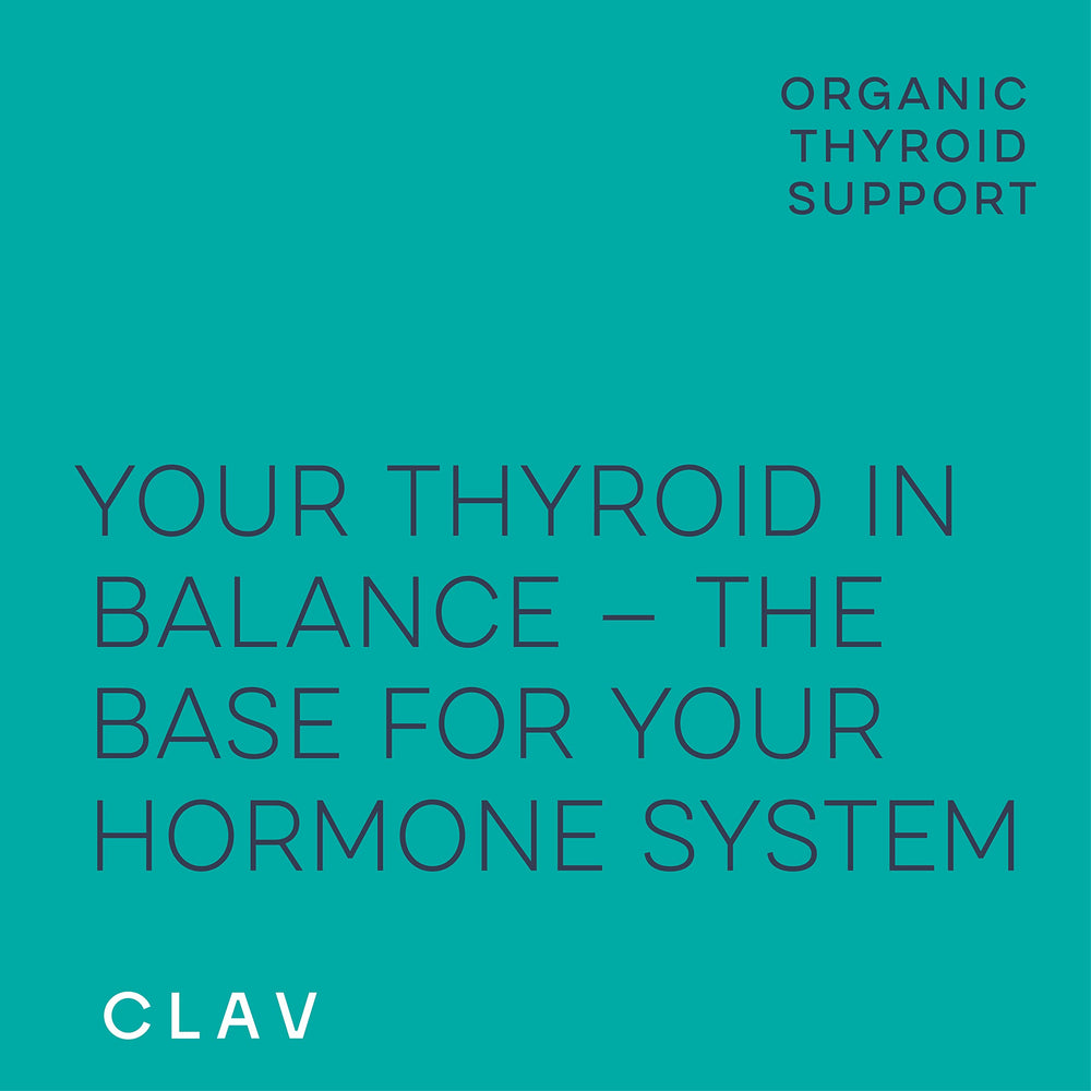 Label shows 150 mcg iodine and 55 mcg selenium per CLAV capsule