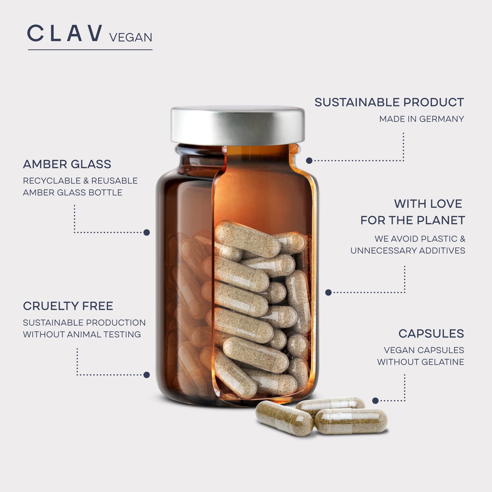 CLAV made-in-germany label reinforces quality and safety standards.
