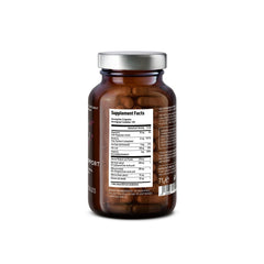 CLAV Meno Balance amber glass bottle emphasizes sustainability and protection