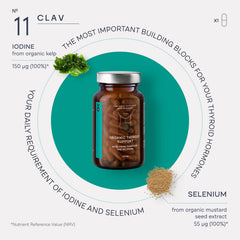 Mustard seed extract in CLAV formula delivering natural mineral support