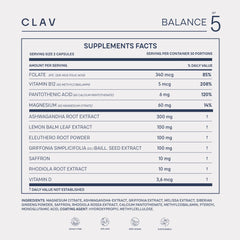 CLAV Rhodiola rosea plant visual signaling resilience support