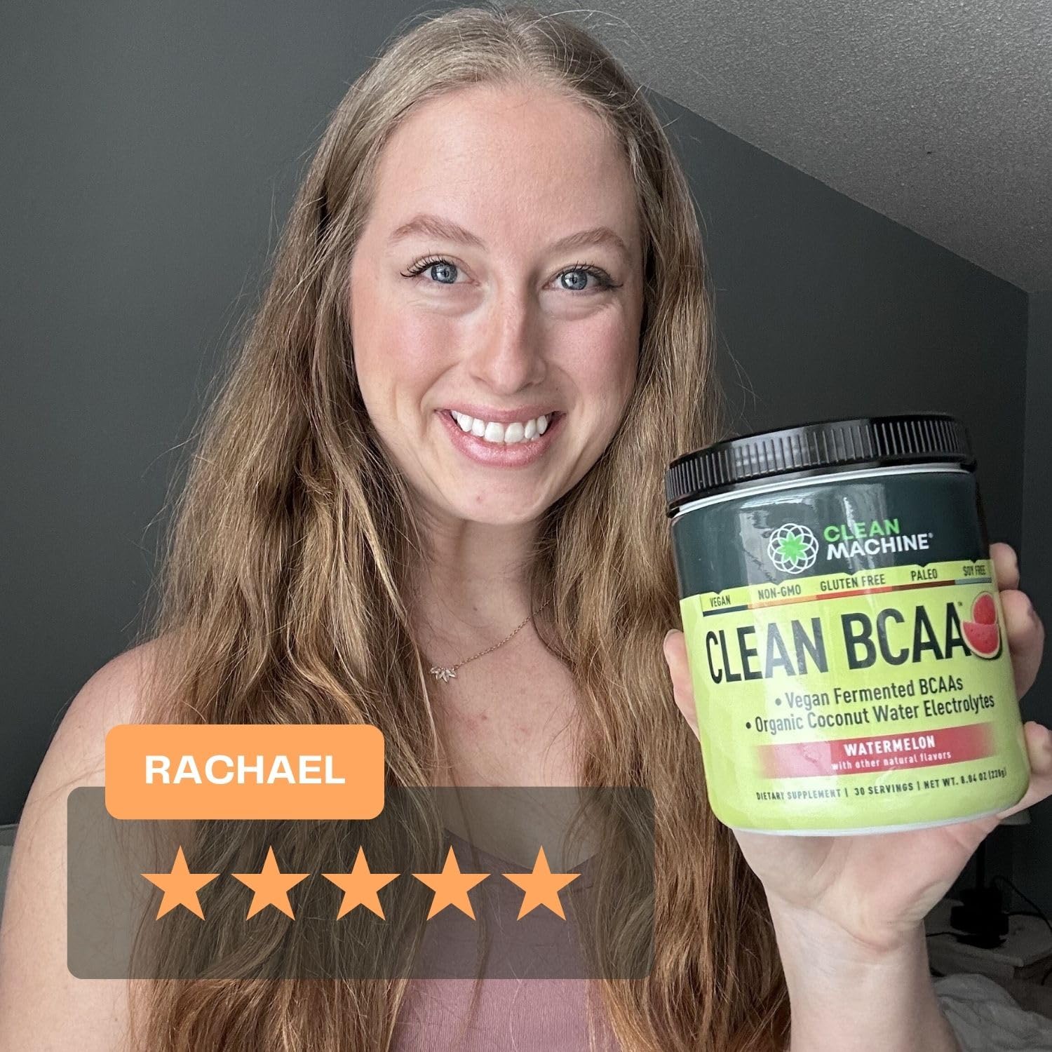 Clean Machine BCAA scoop dissolves quickly for post-workout energy