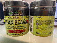 Clean Machine Vegan amino energy setup ideal for daily training routines.