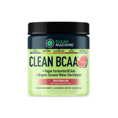 Clean Machine Watermelon BCAA tub for post-workout recovery