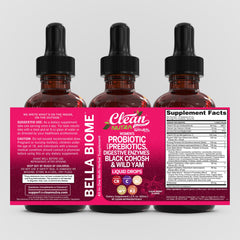 Clean Nutra Bella Biotics cranberry and D‑mannose for urinary support.