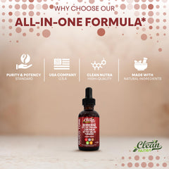 Clean Nutra Berberine gymnema sylvestre liquid emphasizes natural sweetness support