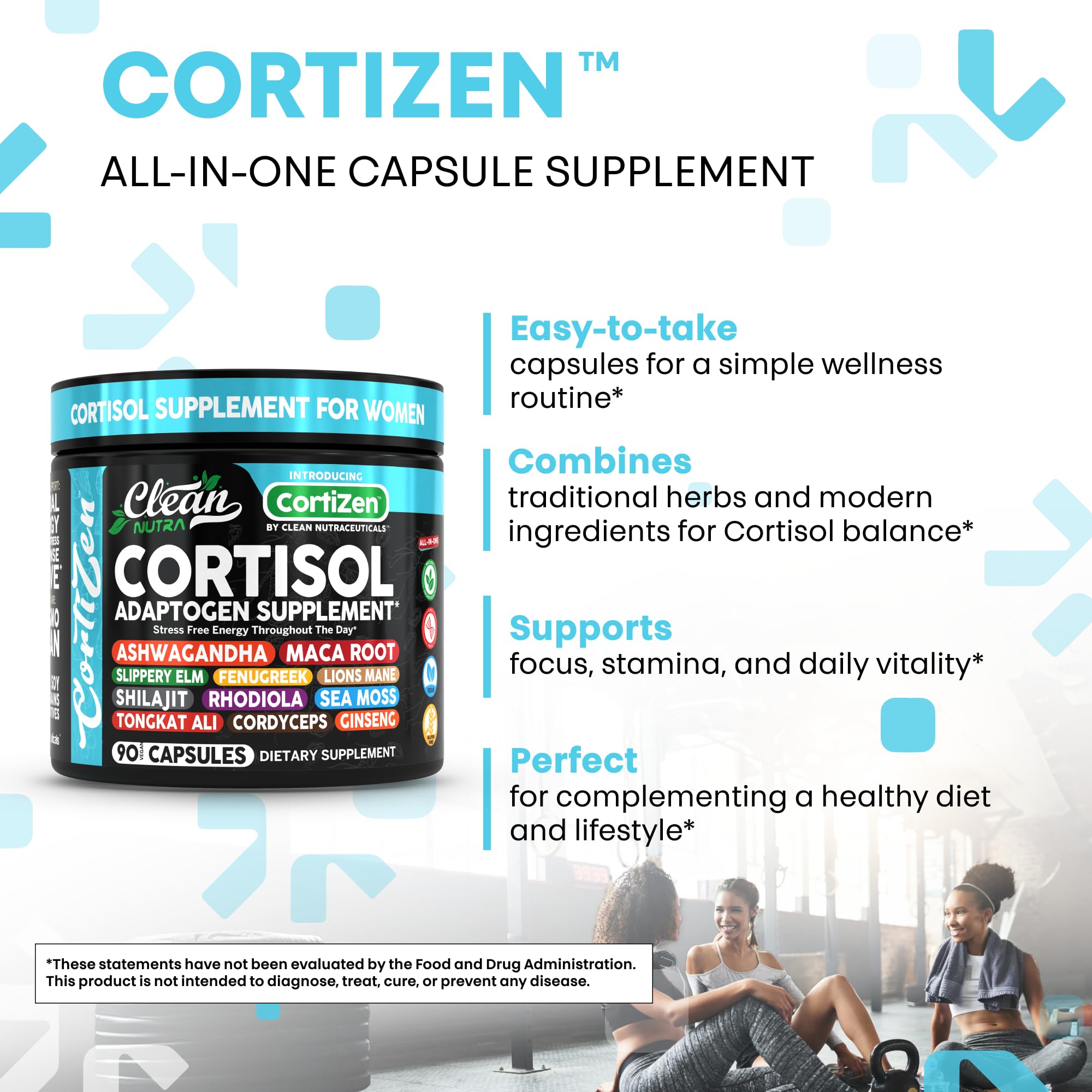 Clean Nutraceuticals lions mane powder visual supports cognitive focus and nerve health