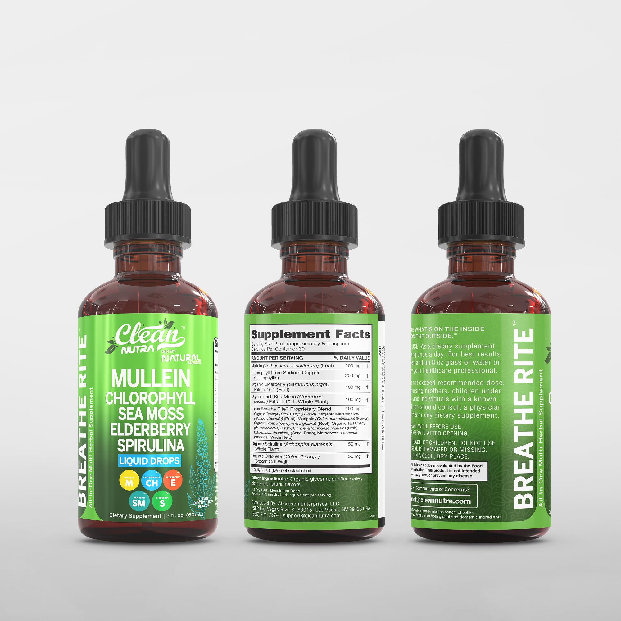 Clean Nutra elderberry liquid emphasizes immune health and overall vitality.