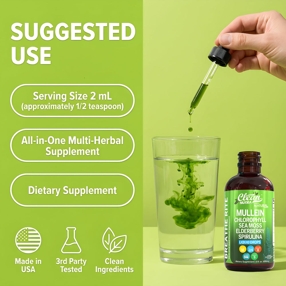 Clean Nutra licorice root tincture featured as mucus-relief and throat comfort option.