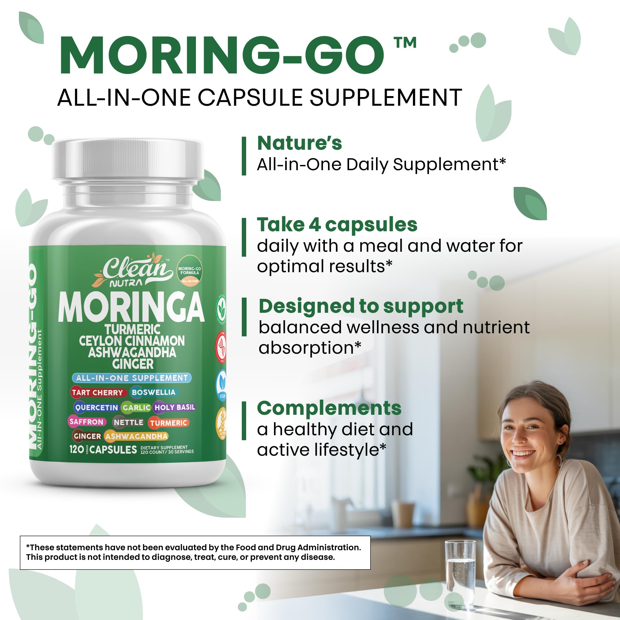 Active lifestyle scene with Moring-Go supporting everyday energy.