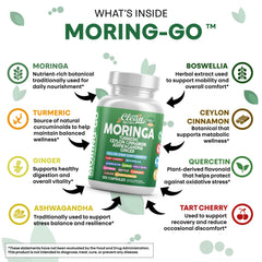 Moring-Go capsules close-up highlighting black pepper for absorption.