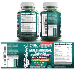 Clean Nutra natural ingredients imagery highlighting sea moss and botanicals