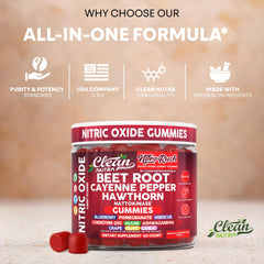 Clean Nutra Nitro Rush pomegranate powder detail hints natural sweetness.