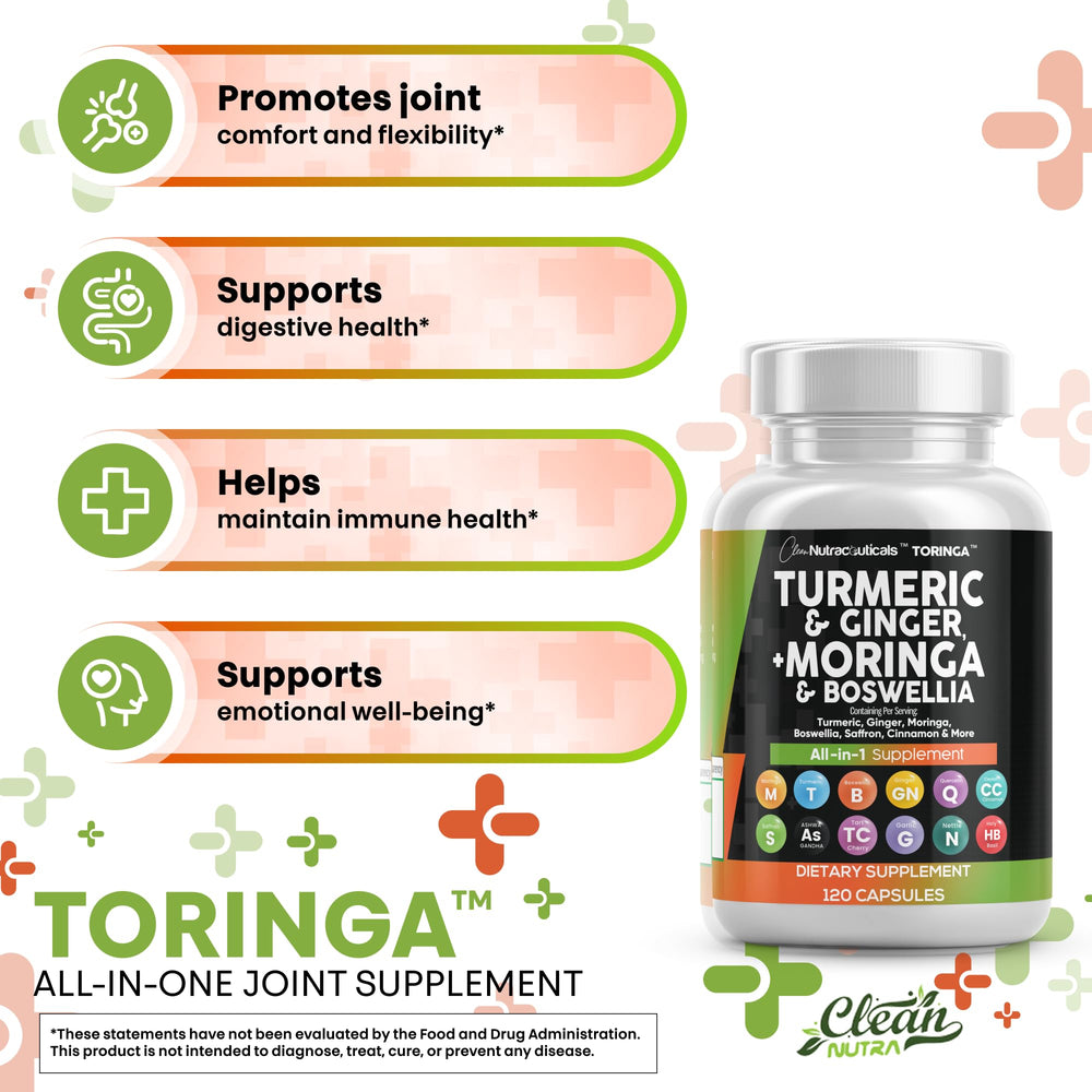 Saffron extract capsules from Clean Nutraceuticals Turmeric Moringa, color-rich wellness option