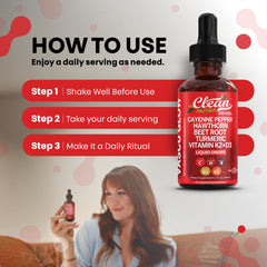 Clean Nutra Vascu Glow hawthorn berry image highlights botanicals.
