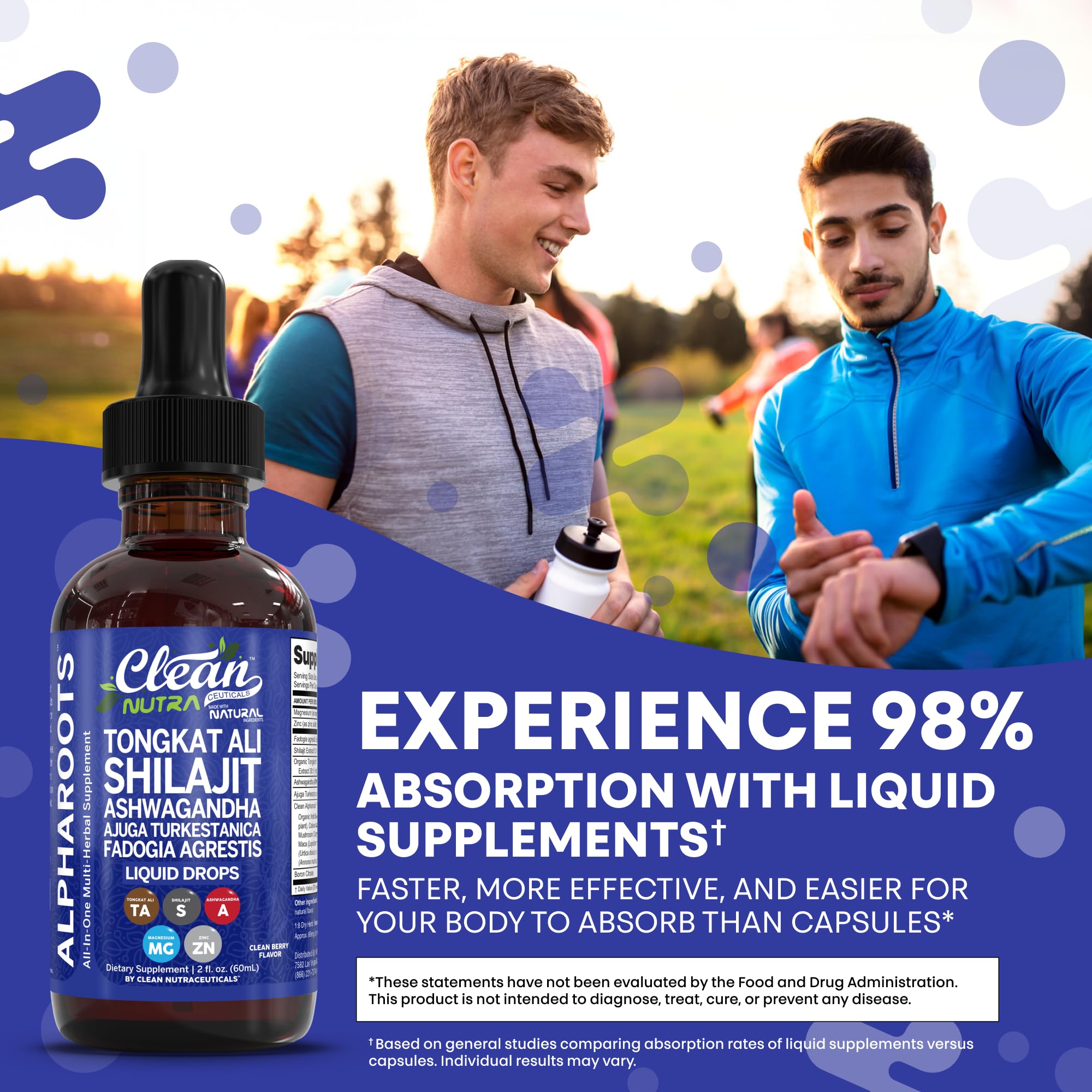 Clean Nutraceuticals Zinc liquid drops bottle complements immune and muscle health