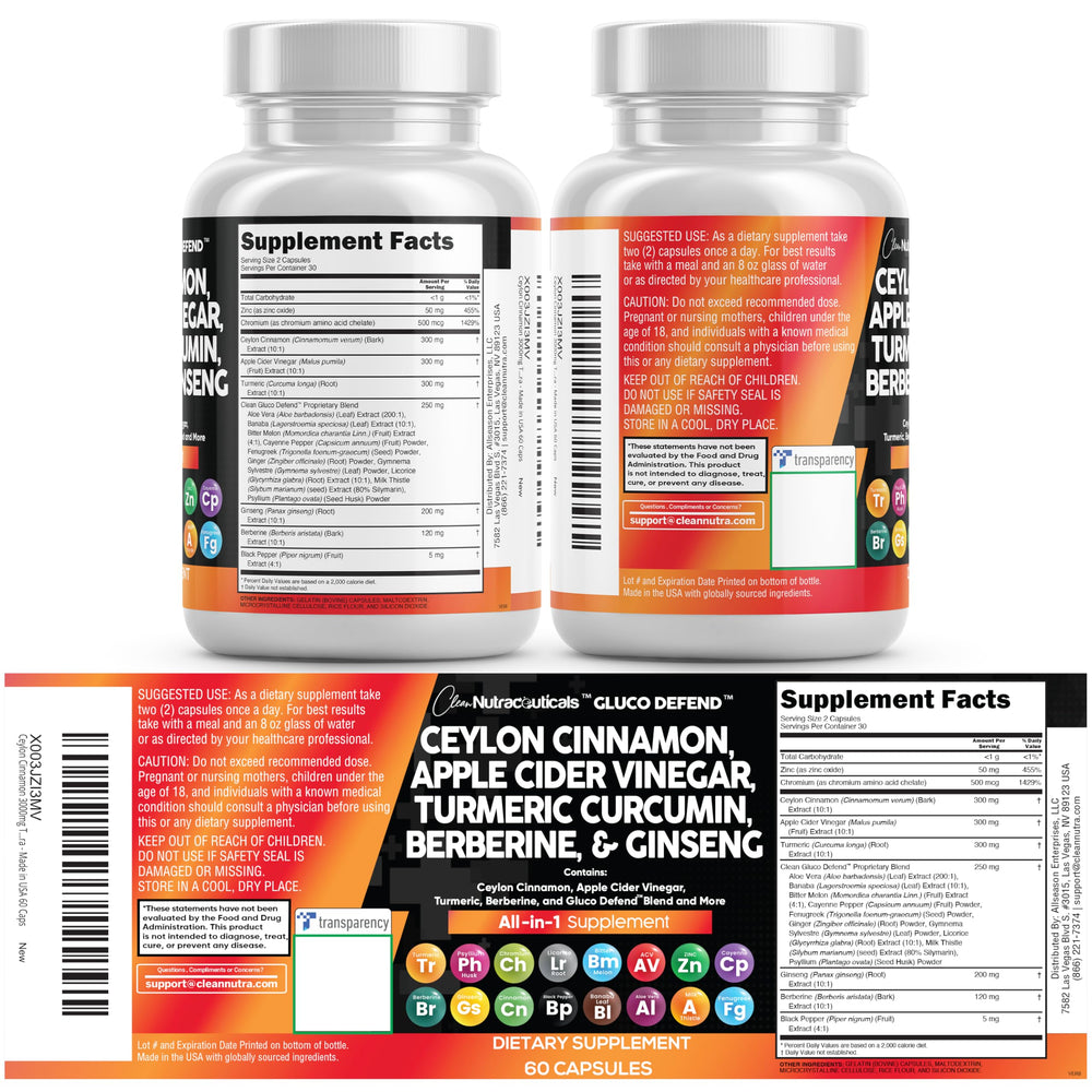 Clean Nutraceuticals 2‑capsule daily dose delivers 16 ingredients in one