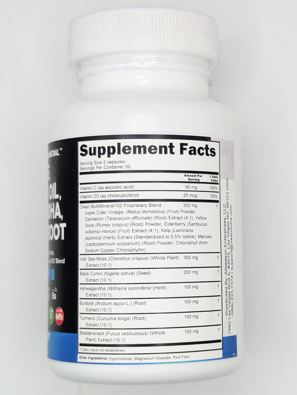 Clean Nutraceuticals Ashwagandha Root Capsules offer calm focus for busy days.