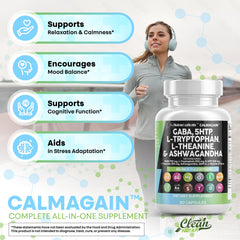 Clean Nutraceuticals Ashwagandha softgels for daily balance.