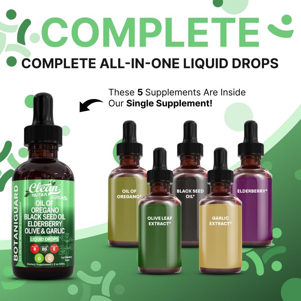 Clean Nutraceuticals Black Seed Oil bottle pour features concentrated botanical blend.