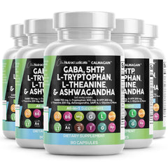 Clean Nutraceuticals CalmAgain bottle pour supports daily mood balance.