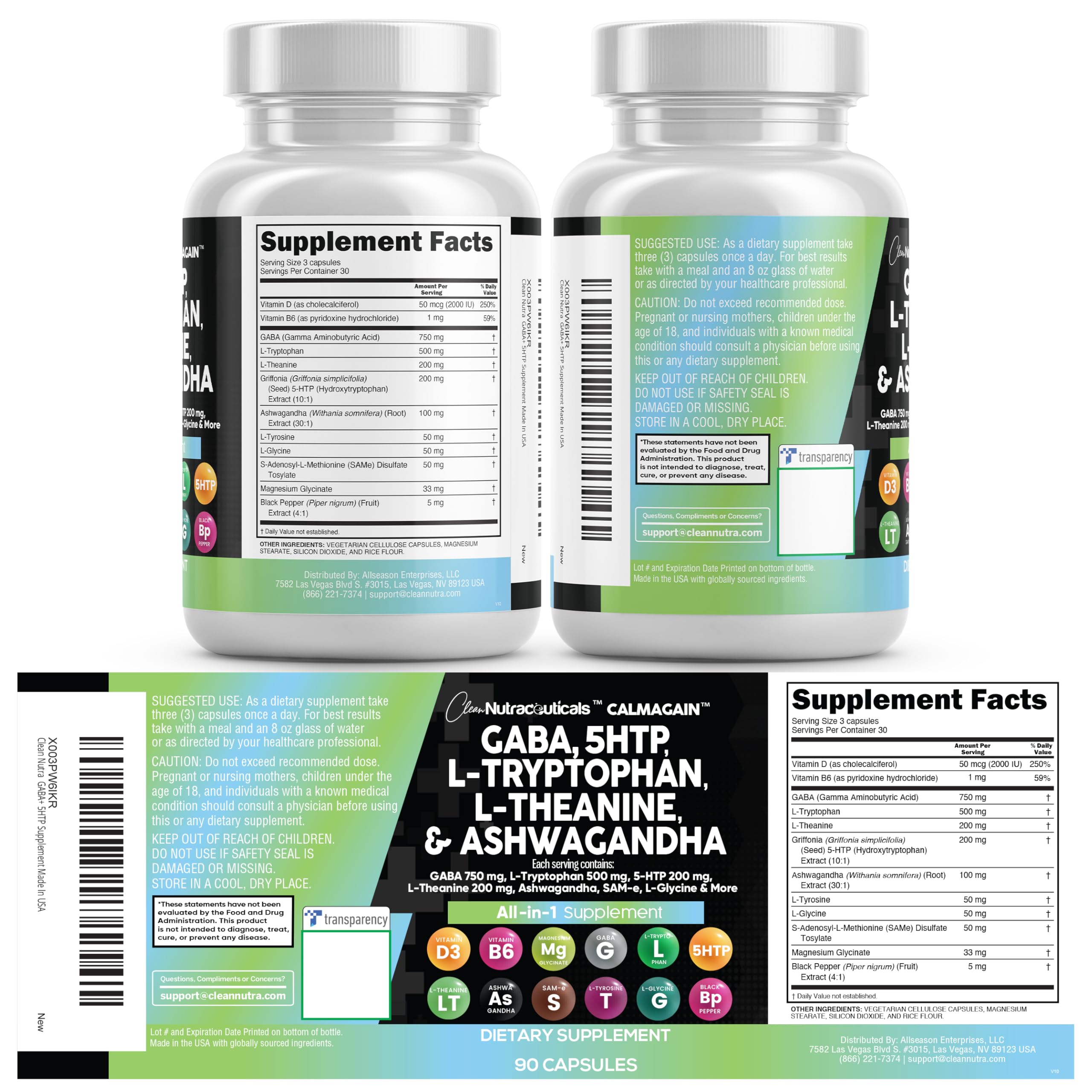 Bulk-pack display highlights value of 90-count packs with 5 servings.