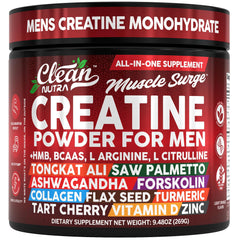 Clean Nutraceuticals Creatine Powder scoop ready for intense workouts and lean gains.