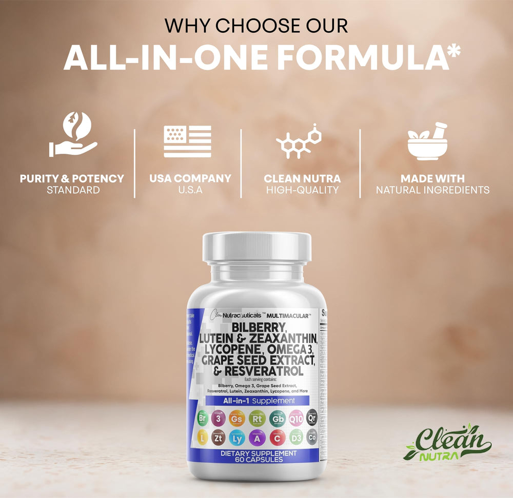 Astaxanthin included for overall eye comfort and resilience