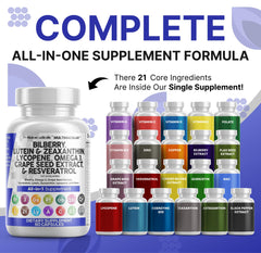 Clean Nutraceuticals eye vitamins capsules pour for daily eye support