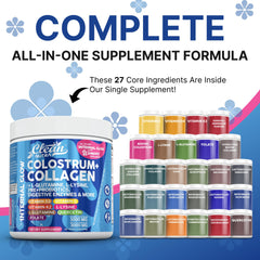 Clean Nutraceuticals Internal Glow scoop ready for one-scoop daily nutrition