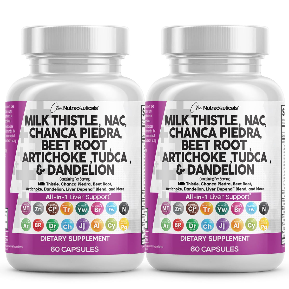 Clean Nutraceuticals Liver Defend bottle front for daily liver support