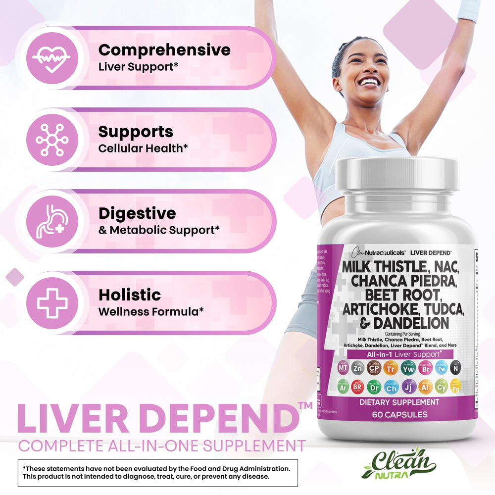 Dandelion root powder in Clean Nutraceuticals Liver Defend bottle