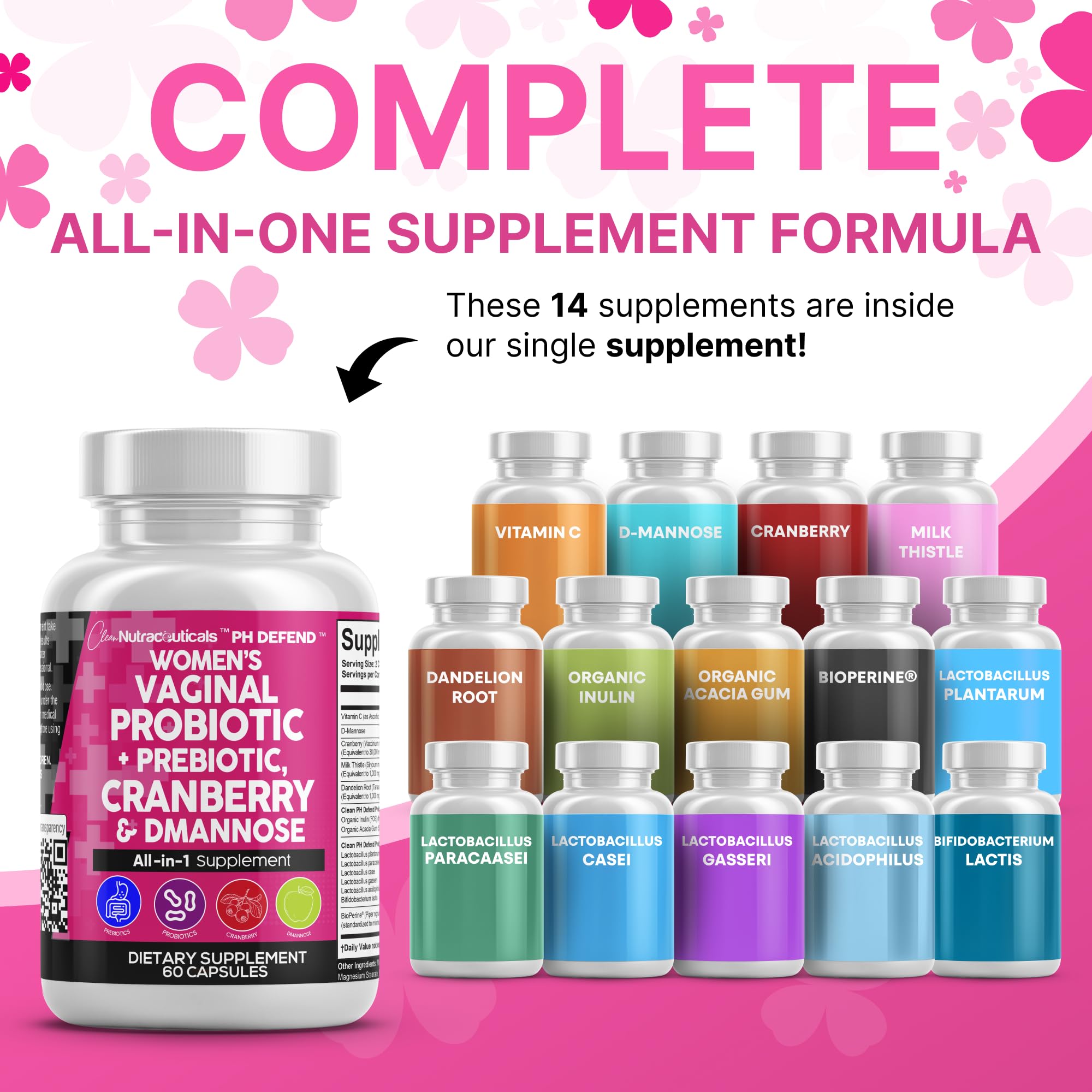 Clean Nutraceuticals pH Defend packaging highlighting comprehensive daily support