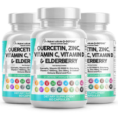 Clean Nutraceuticals Q Defend immune capsules close-up on bottle