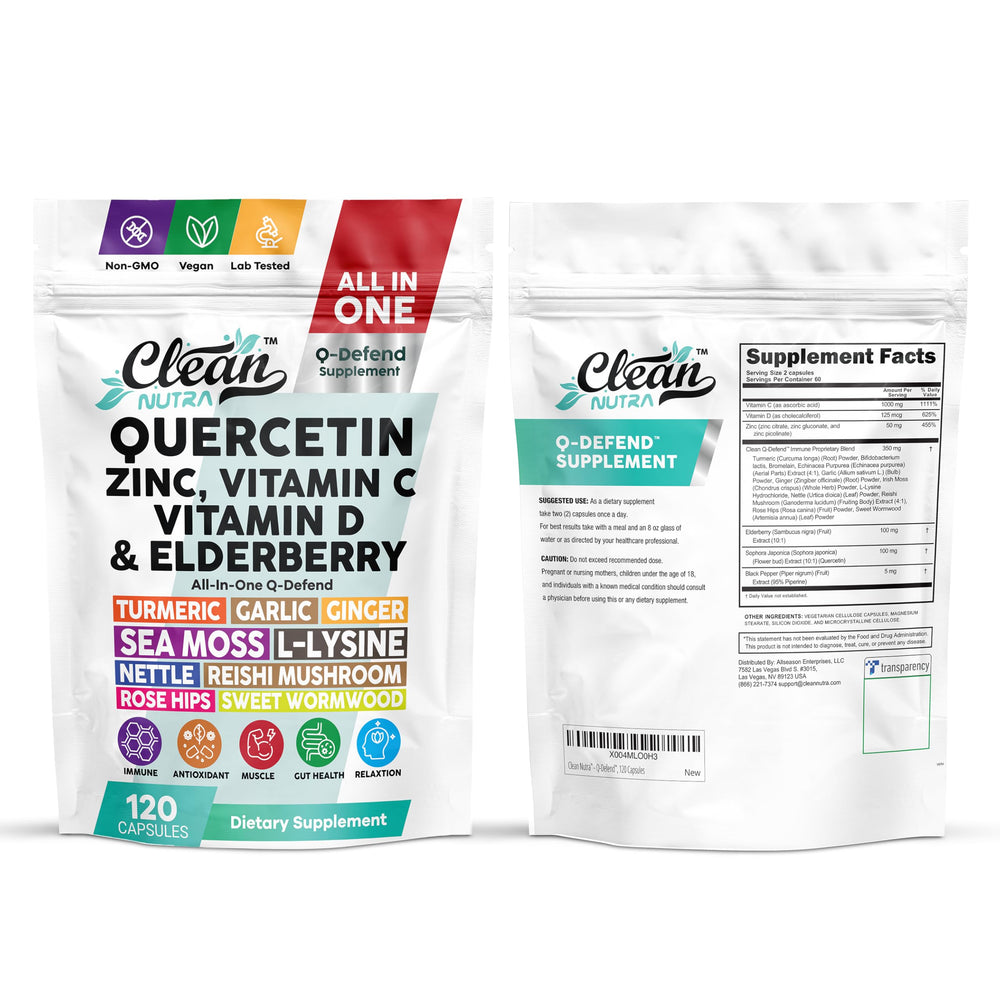Clean Nutraceuticals Q Defend sea moss-ginger scene highlights natural sea moss and ginger benefits.