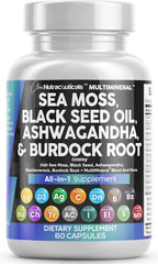Clean Nutraceuticals Sea Moss capsules for daily wellness