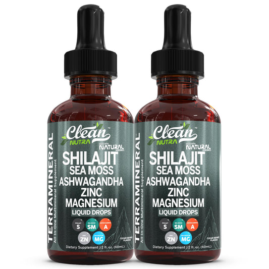 Clean Nutraceuticals Terra Mineral bottle drops for easy daily supplementation.