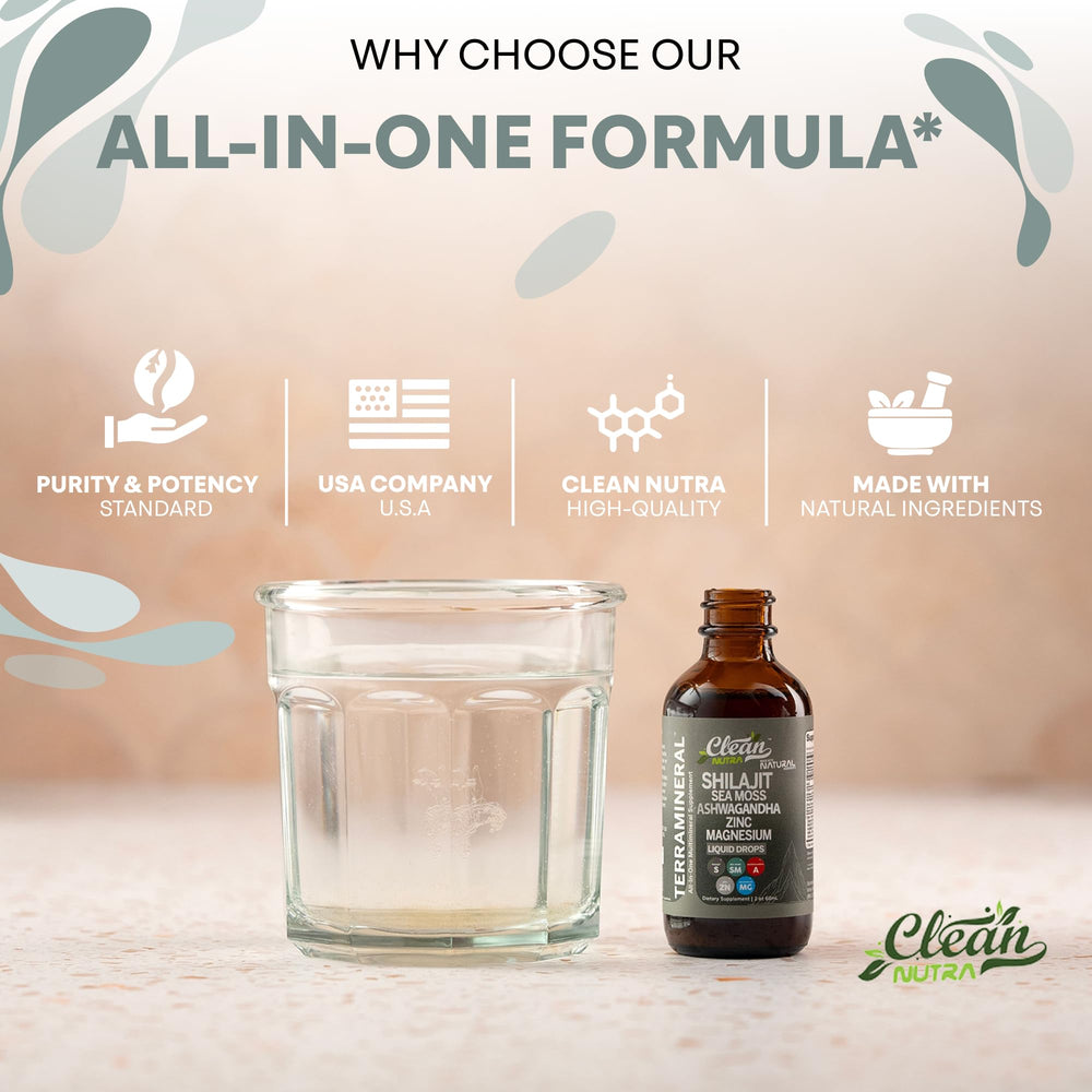 Clean Nutraceuticals Terra Mineral gluten-free label highlighting suitability.