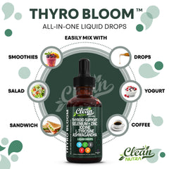 Measured drop dosing for Clean Nutraceuticals Thyroid Support Drops