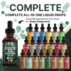 Clean Nutraceuticals Thyroid Support Drops dropper dispensing a precise dose