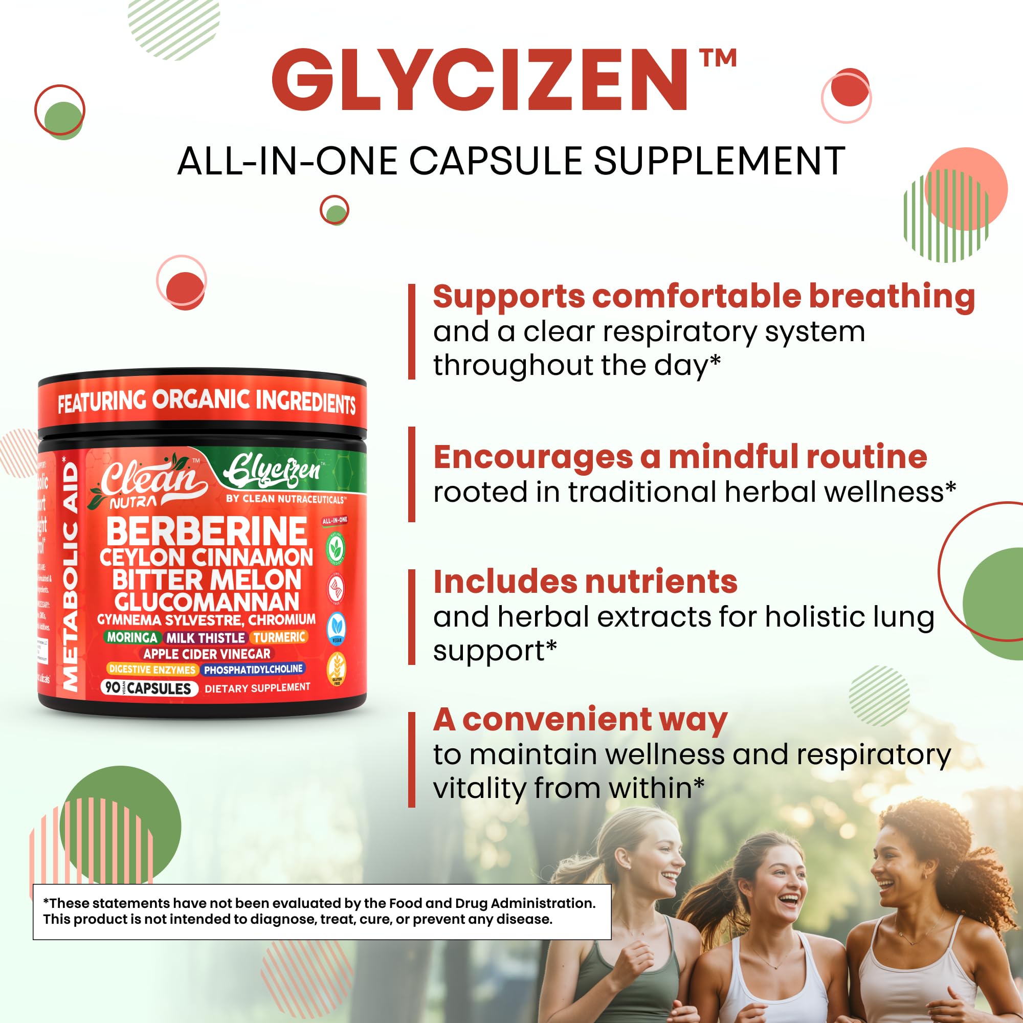 Clean Nutraceuticals two capsules daily usage demonstrates simple regimen