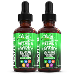 Clean Nutraceuticals Vitamin B Complex Drops bottle for convenient daily vitality support.